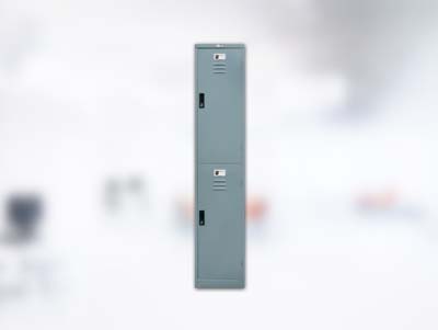 Locker 2 Pintu Mustang Kunci Standard & Gembok
