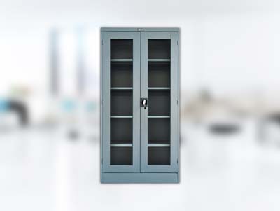 Cupboard 2 Pintu Mustang - Pintu Buka Kaca