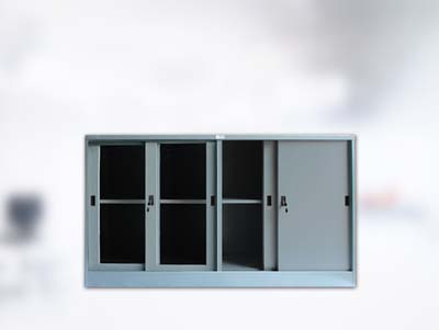 Cupboard Dorong 2 Pintu Mustang - Pintu Kombinasi Panjang