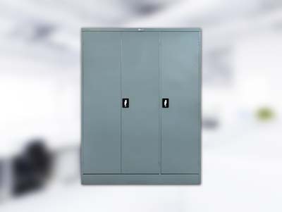 Cupboard 2 Pintu 3 Bidang Mustang - Pintu Buka Plat